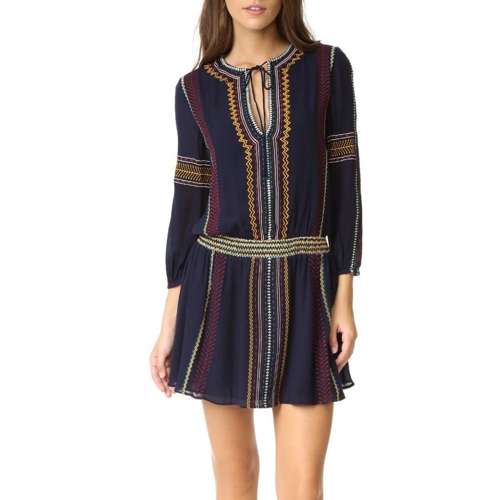 Alice + Olivia Jolene Embroidered Dress - Sz 6